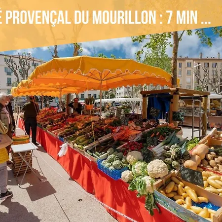Studio Charmant & Tout Confort Au Mourillon Lägenhet